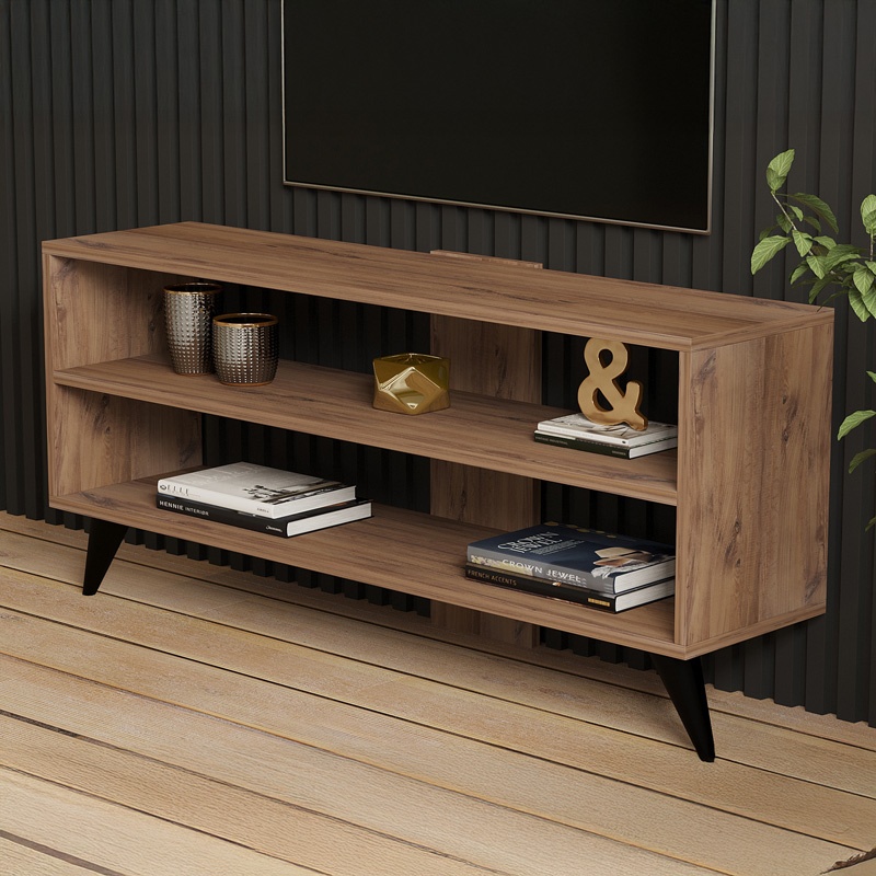 Comoda TV Prestige, Pako World, Sonoma, 120x29x50 cm - 3 | YEO