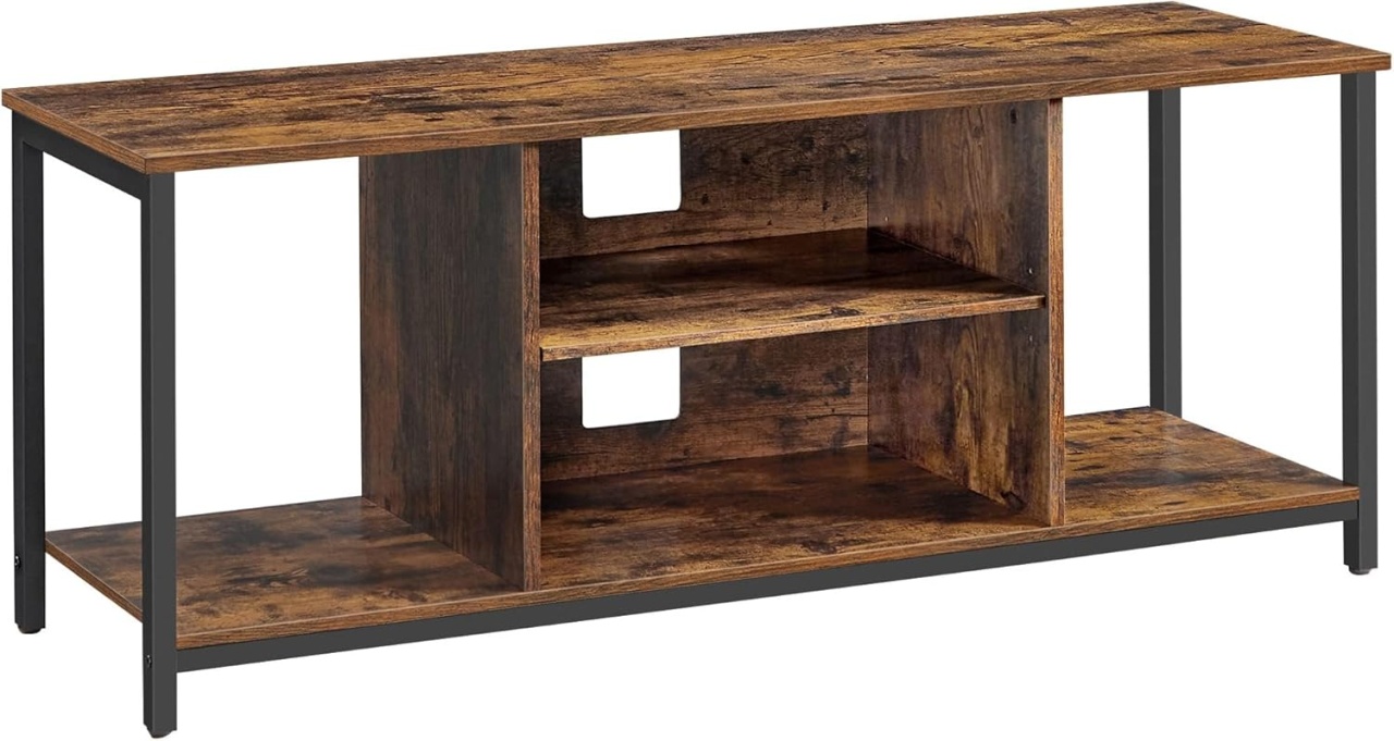 Comoda TV, Vasagle, Maro, 120 x 40 x 50 cm