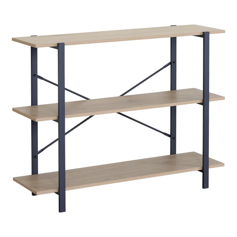 Consola biblioteca Nebranzo Natural 106x35x80 cm