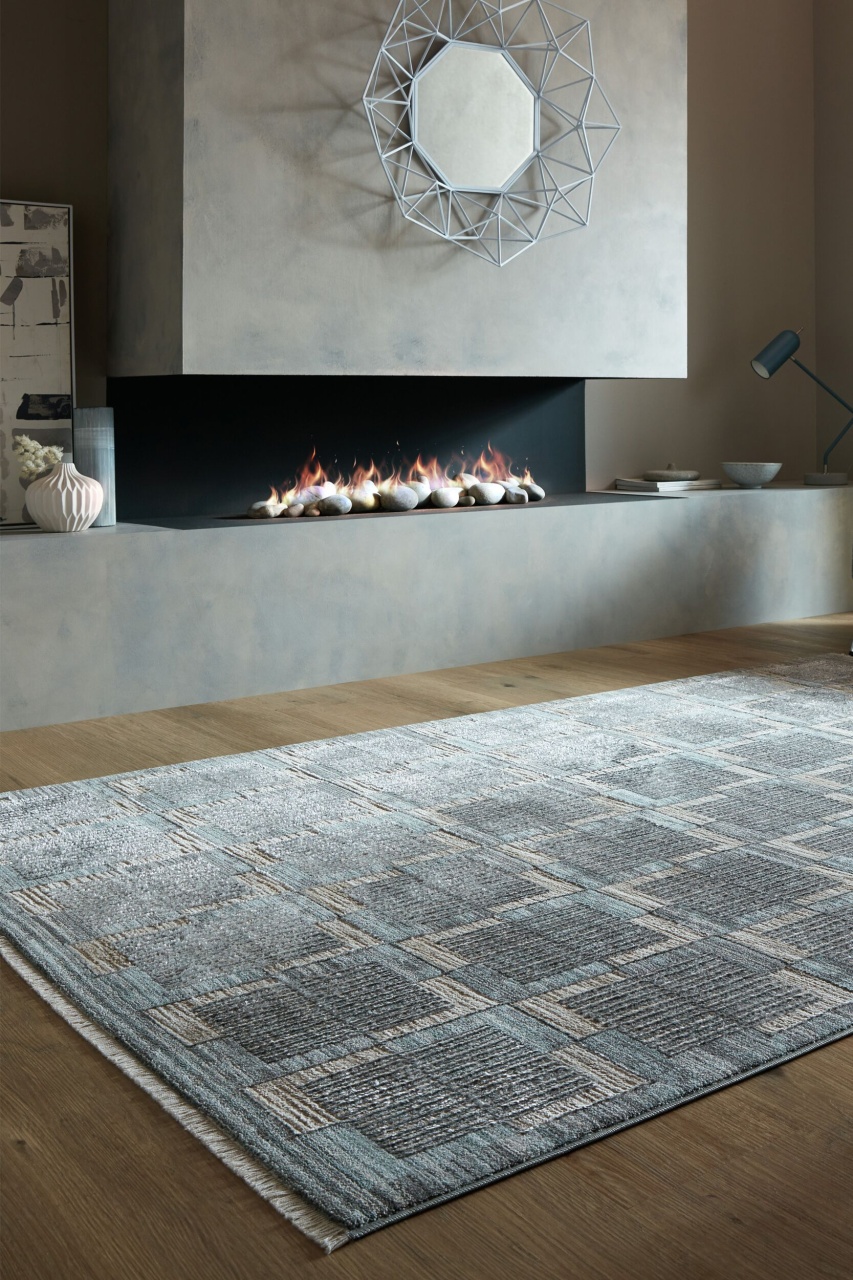 Covor Evelyn Blocks Natural 160X240 cm, Flair Rugs - 4 | YEO