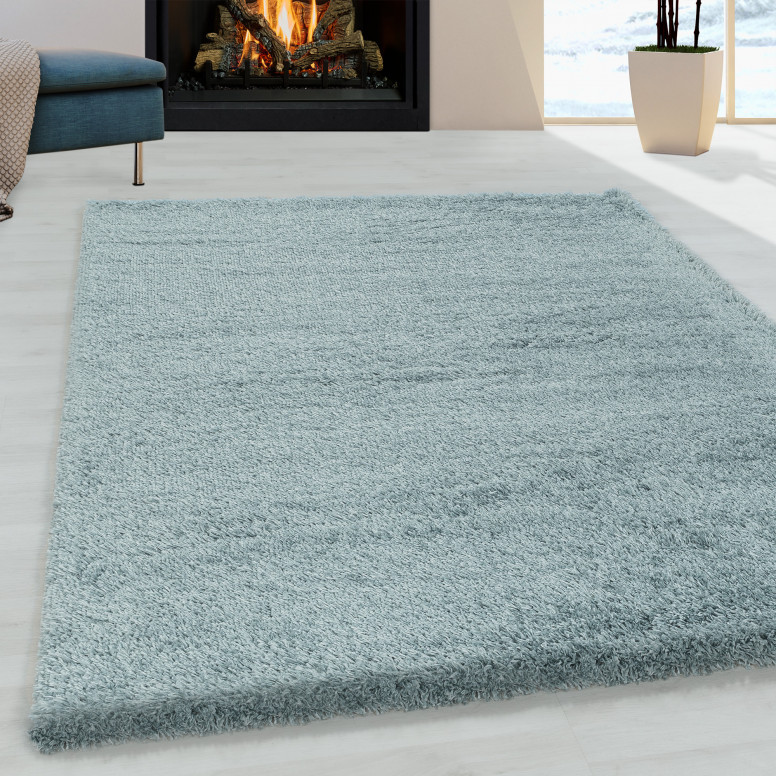 Covor Fluffy Albastru 240x340 cm