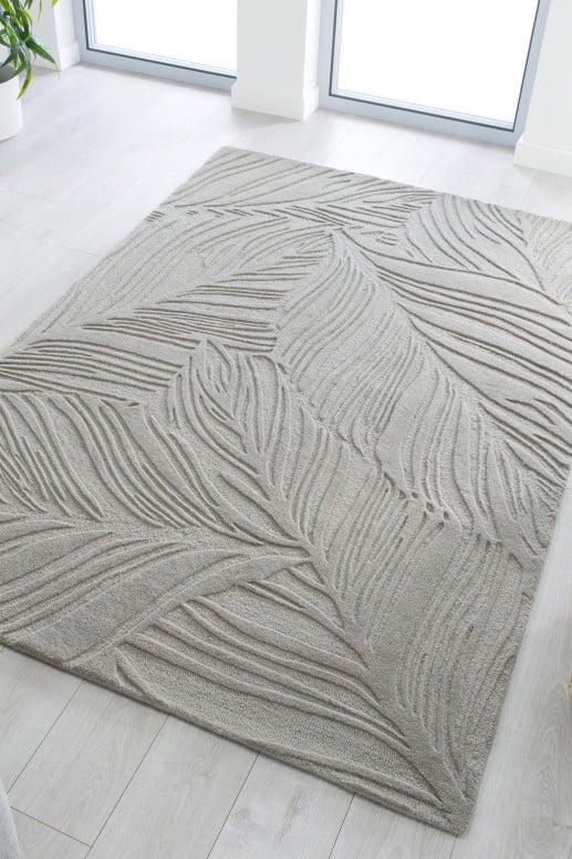 Covor Lino Leaf Gri 160X230 cm, Flair Rugs