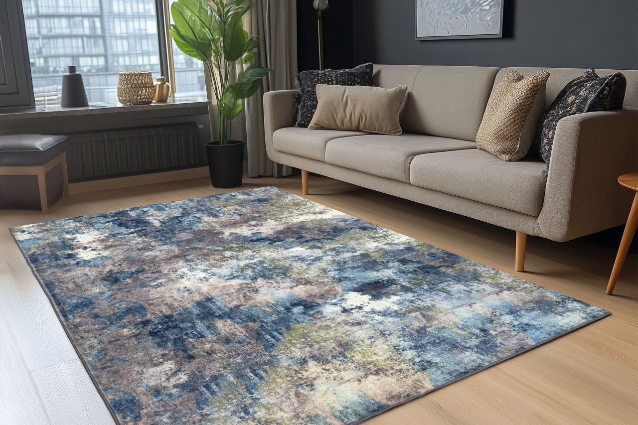 Covor Posh Albastru 200x290 cm - 2 | YEO