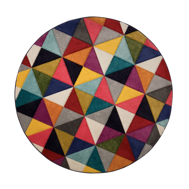 Covor Samba Multicolor 160X160 cm, rotund, Flair Rugs