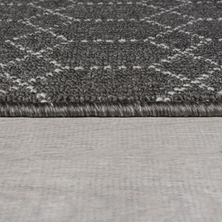 Covor traversă Argyll Washable CHARCOAL 57X230 cm, Flair Rugs - 2 | YEO