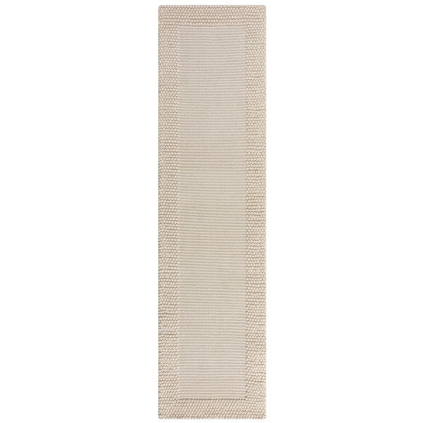 Covor traversa Bobble Wool Border Negru 60X230 cm, Flair Rugs - 2