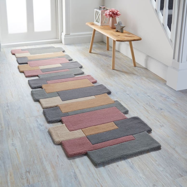 Covor traversă Collage Pastel 60X230 cm, Flair Rugs - 3 | YEO