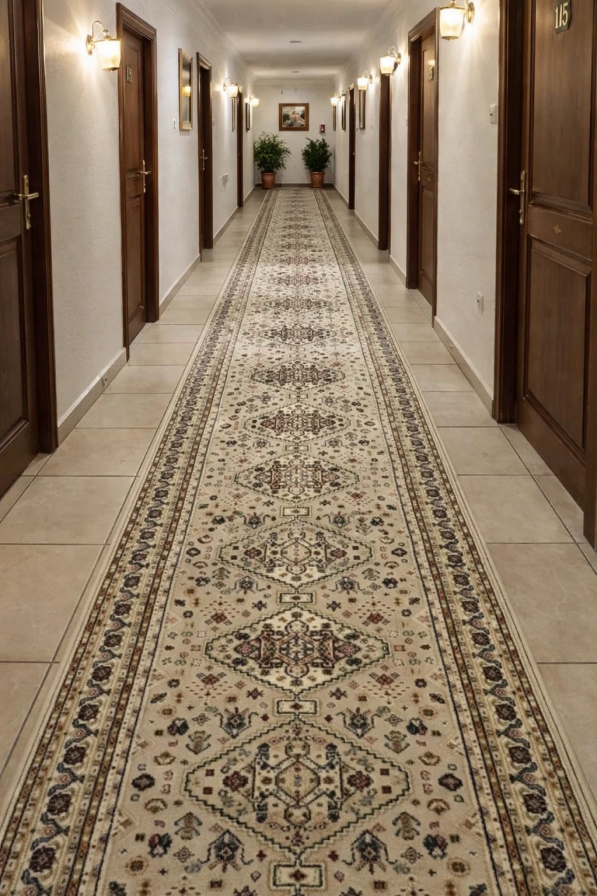 Covor Traversa, Lotos, Bej, 100x2000 cm, Delta 15040