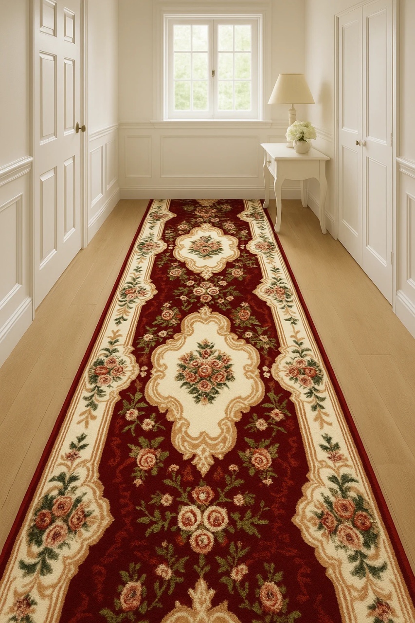 Covor Traversa, Lotos, Rosu, 120x600 cm, Delta Lotos 570 210