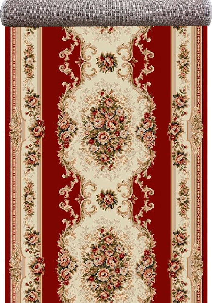 Covor Traversa, Lotos, Rosu, 60x1000 cm, Delta