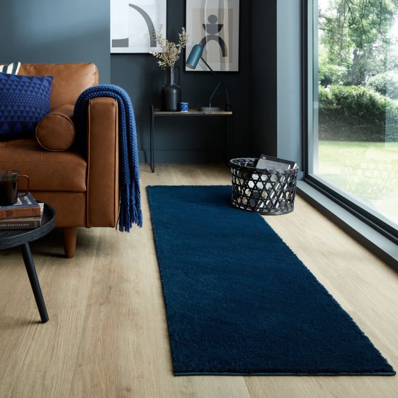 Covor traversă Sheen Rug Bleumarin 60X230 cm, Flair Rugs