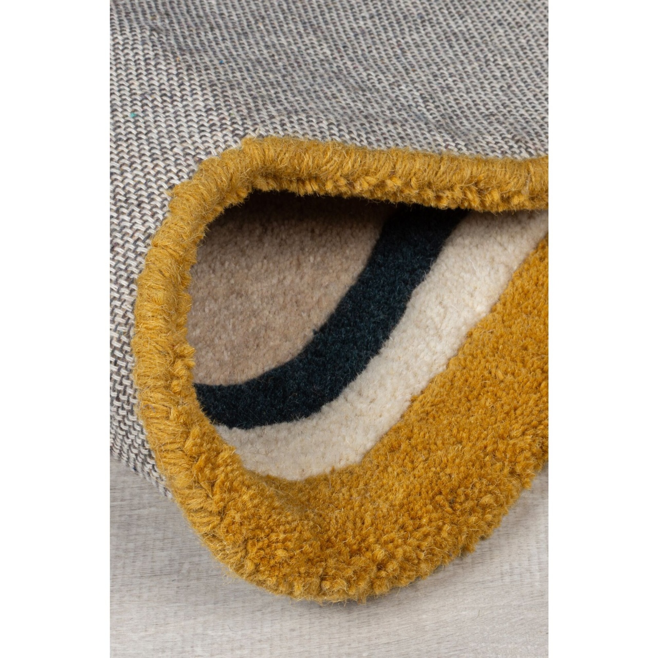 Covor Wool Scallop Crem 120x170 cm, Flair Rugs - 1 | YEO