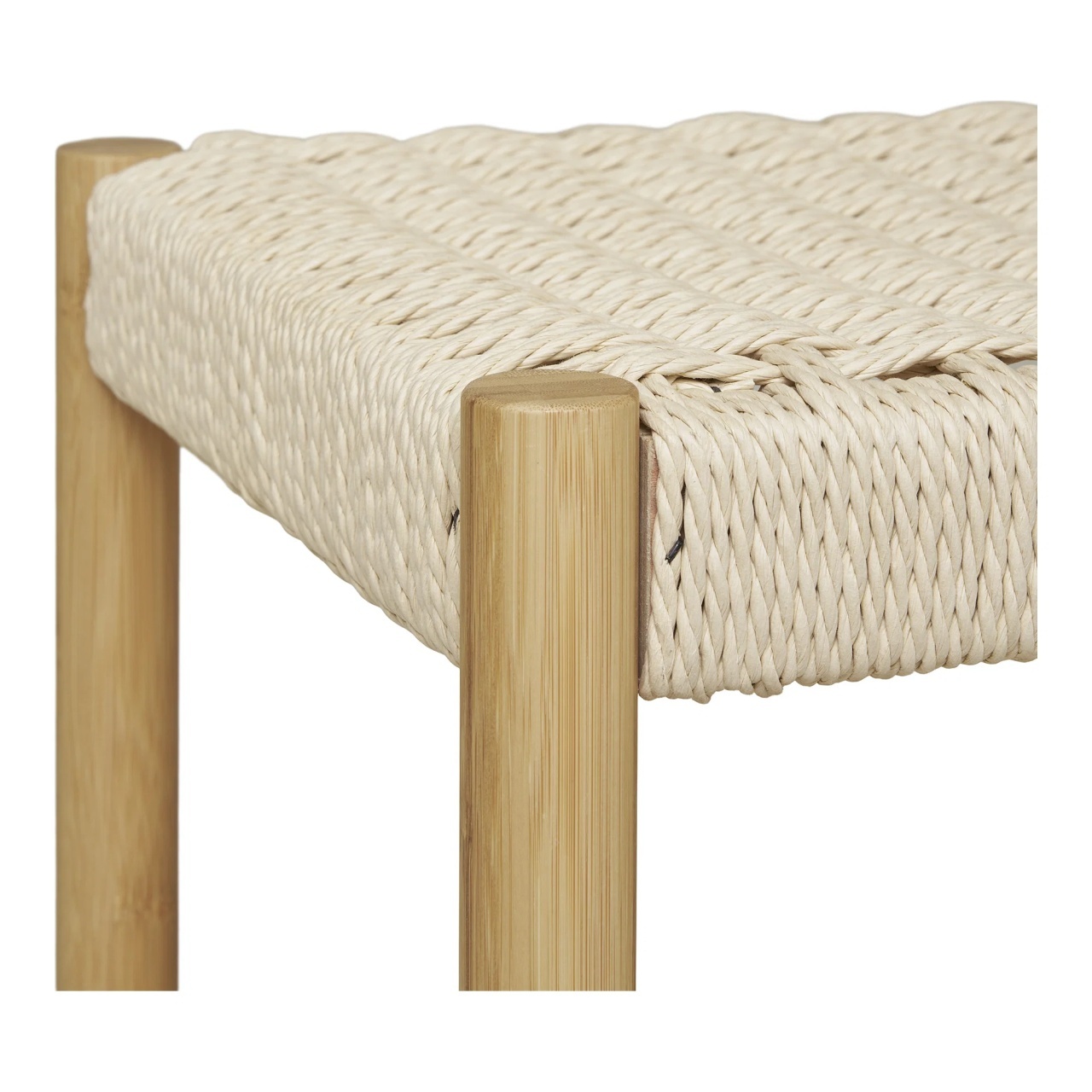 Cuier cu banca Ember, Natural, 95x36x165 cm - Imagine 3