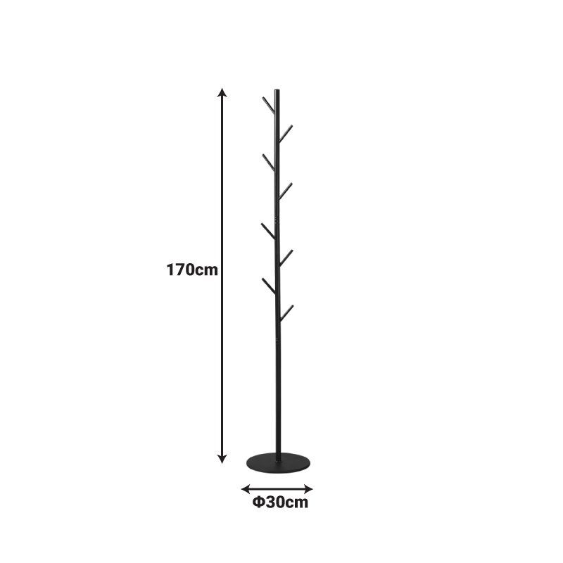 Cuier Tebera Alb 30x30x170 cm