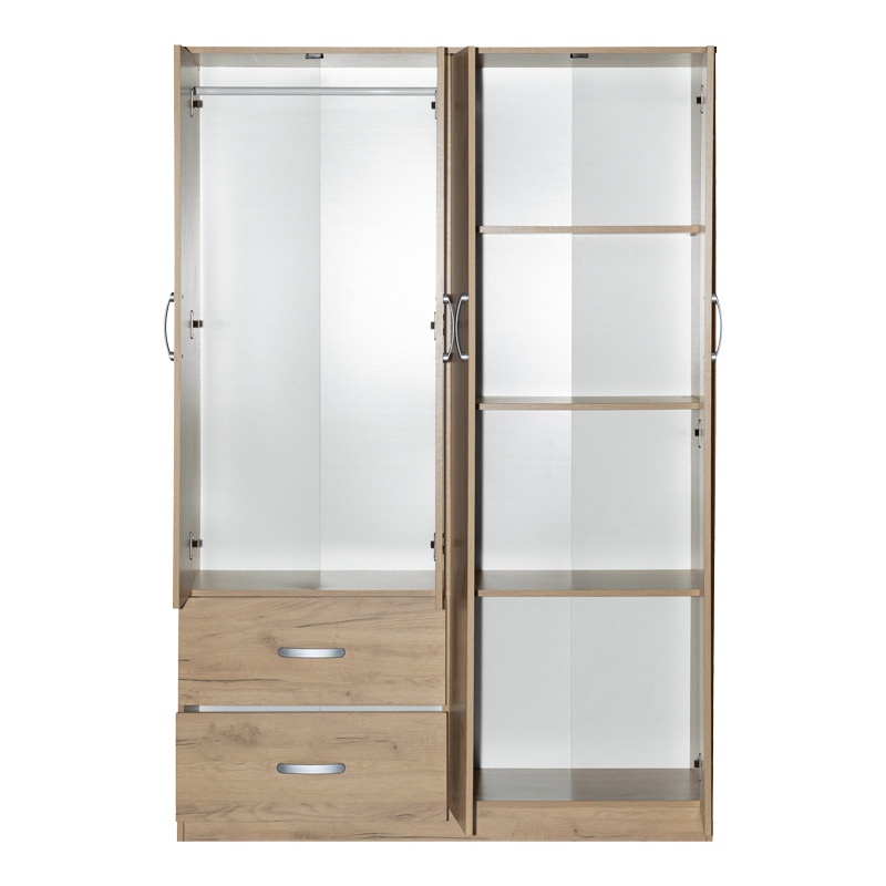 Dulap 4 usi cu 2 sertare Zelia Maro 120x42x180 cm - 3 | YEO