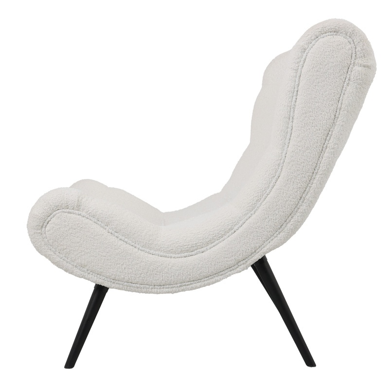 Fotoliu ct taburet Silla, Pako World, Alb, 97x80x100 cm - 2 | YEO