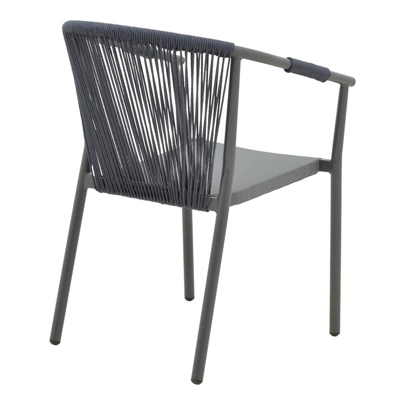 Fotoliu din aluminiu Convince, Pako World, Gri, Ratan, 56x63x82 cm - 1 | YEO