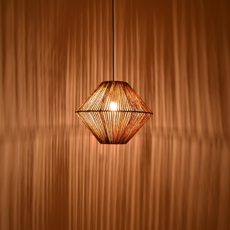 Lampa Palmo Boho, Pako World, E27, Natural, 40x40x32 cm - 1 | YEO