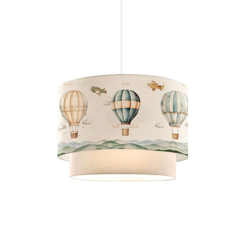 Lampa pentru copii Balon, Pako World, Crem, 30x30x20 cm