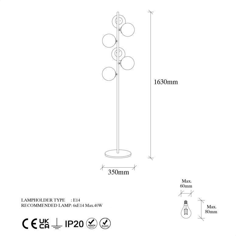 Lampadar Fazli - 10505 Vintage - 4 | YEO