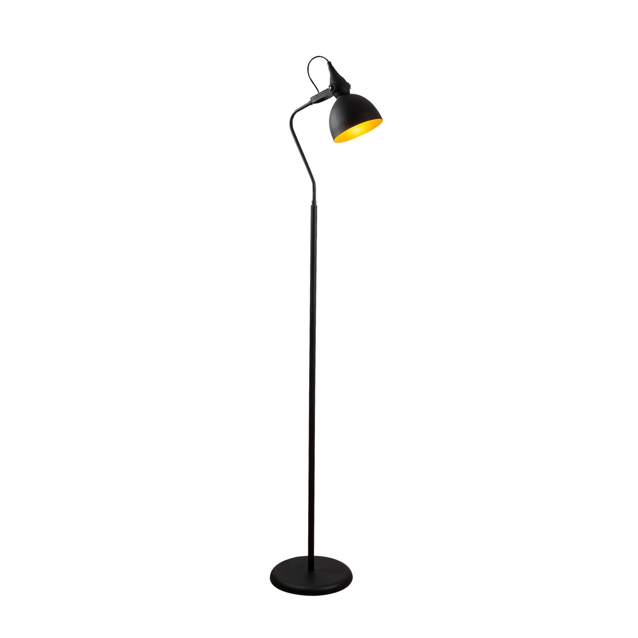 Lampadar Lik Negru 35x30x183 cm - 1 | YEO