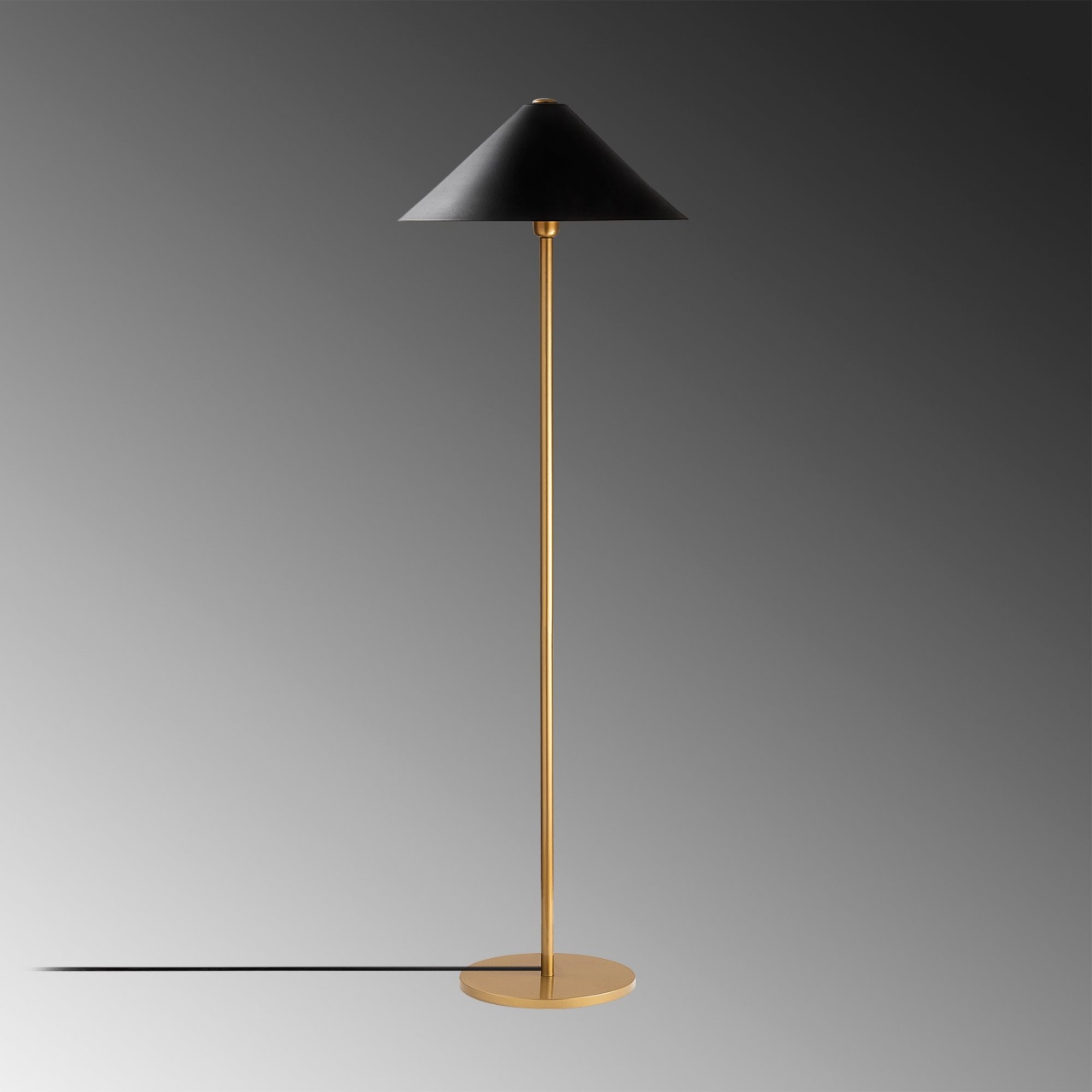Lampadar Mixed Auriu 46x46x150 cm - 3 | YEO
