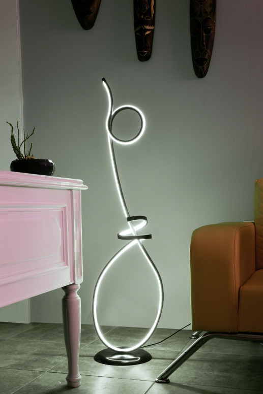 Lampadar Picasso Black - White Alb - 2 | YEO