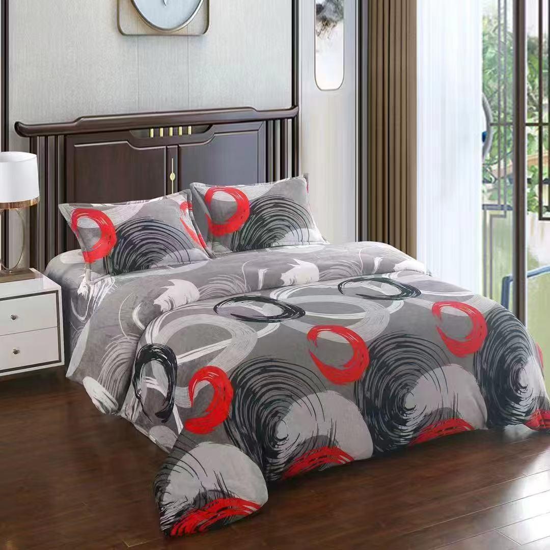 Lenjerie cocolino cu elastic 180x200 Brush Storm (Cocolino)