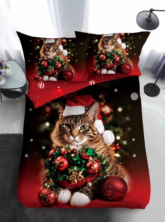 Lenjerie Craciun pentru 1 persoana Xmas V52 (Finet)