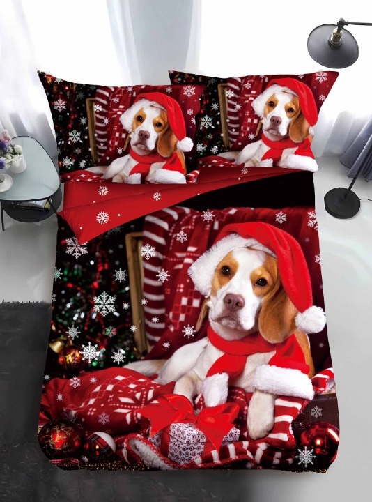 Lenjerie Craciun pentru 1 persoana Xmas V64 (Finet)