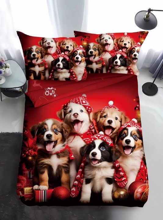 Lenjerie Craciun pentru 1 persoana Xmas V69 (Finet)