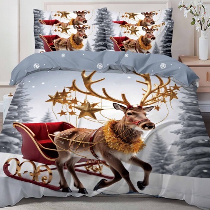 Lenjerie Craciun Xmas V58 6 Piese (Finet)