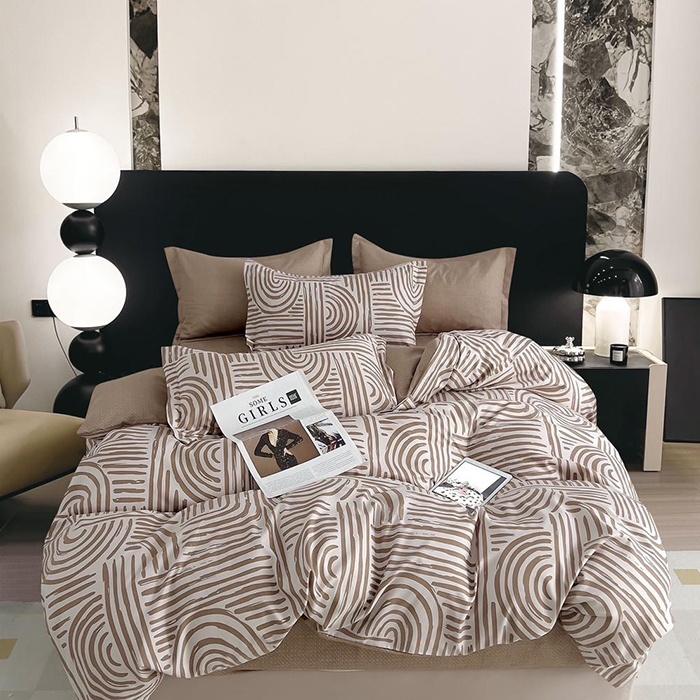 Lenjerie cu elastic 180x200 Drape 6 Piese (Finet)