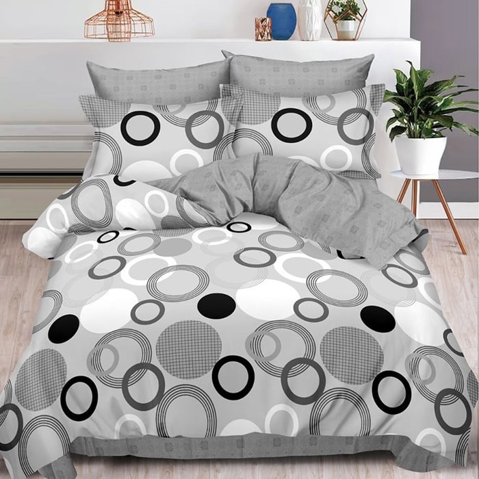 Lenjerie cu elastic 180x200 Jess 6 Piese (Finet)