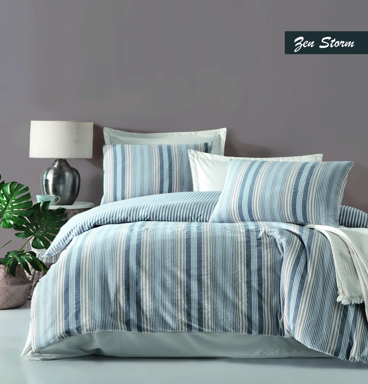 Lenjerie Zen Storm Natural (Bumbac 100%)