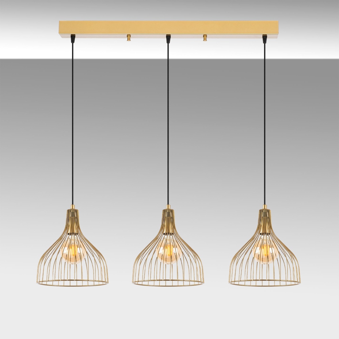 Lustra Cafu Auriu 94x25x121 cm - 2 | YEO