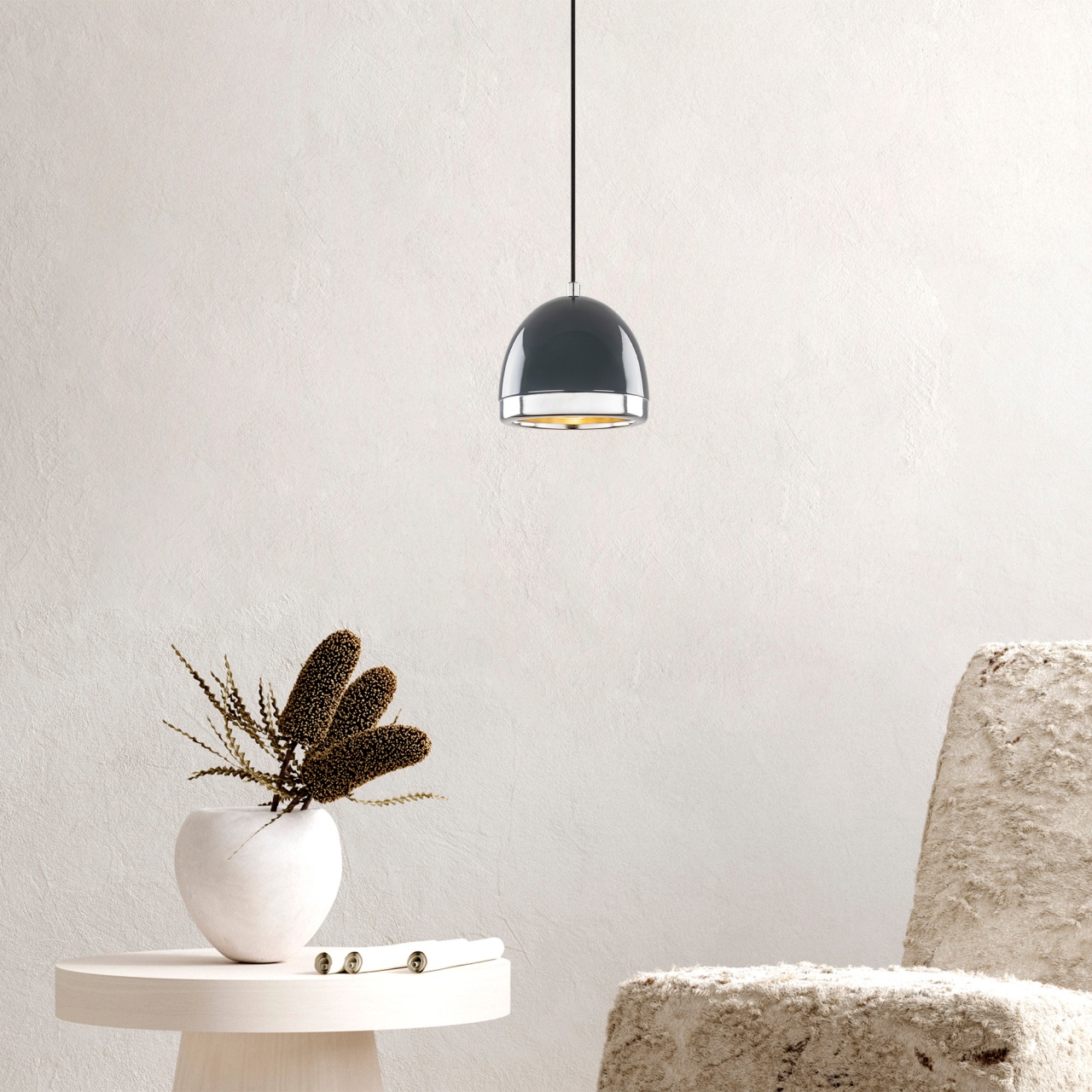 Lustra Mugo Antracit 17x17x114 cm