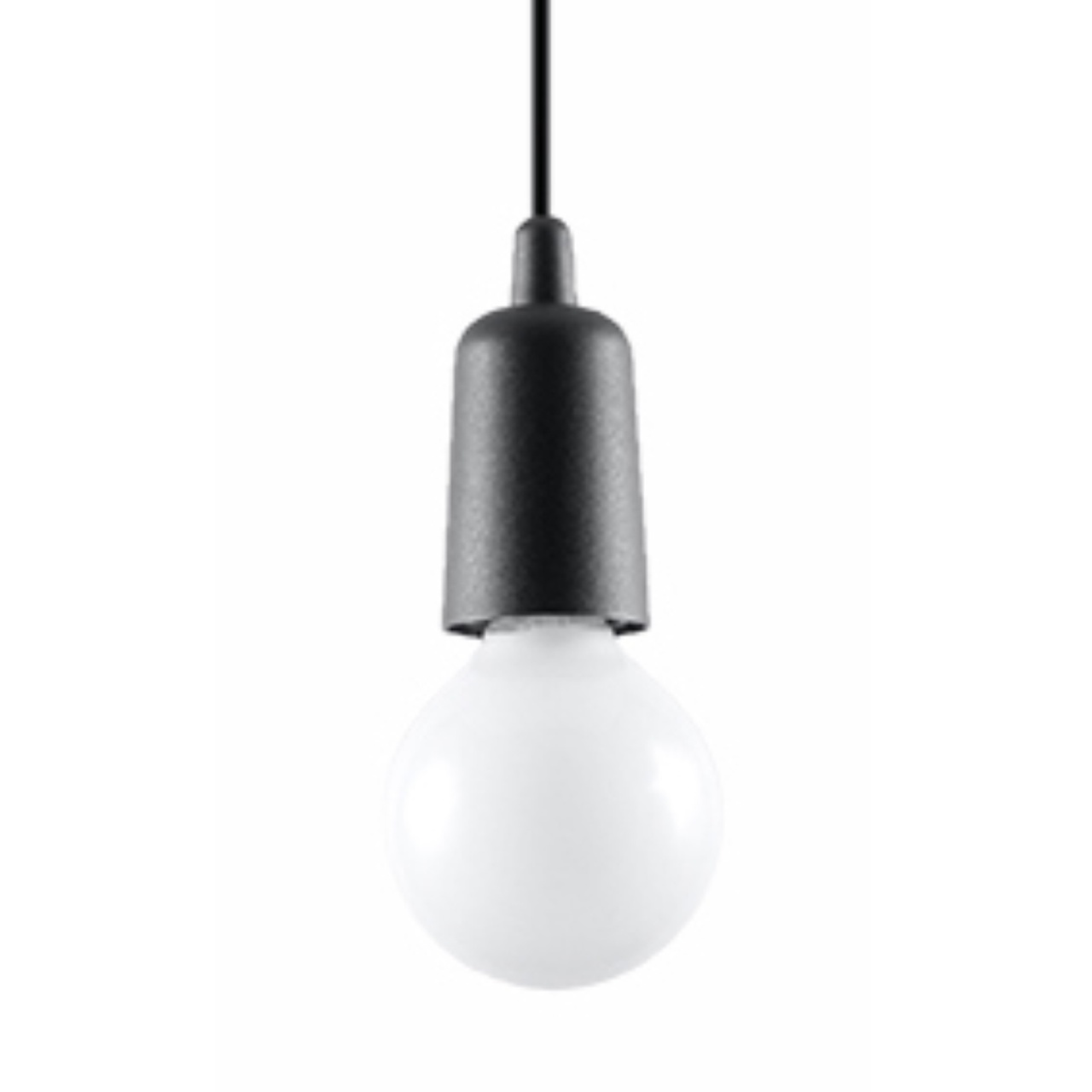 Lustra suspendata Diego Negru 9x9x90 cm