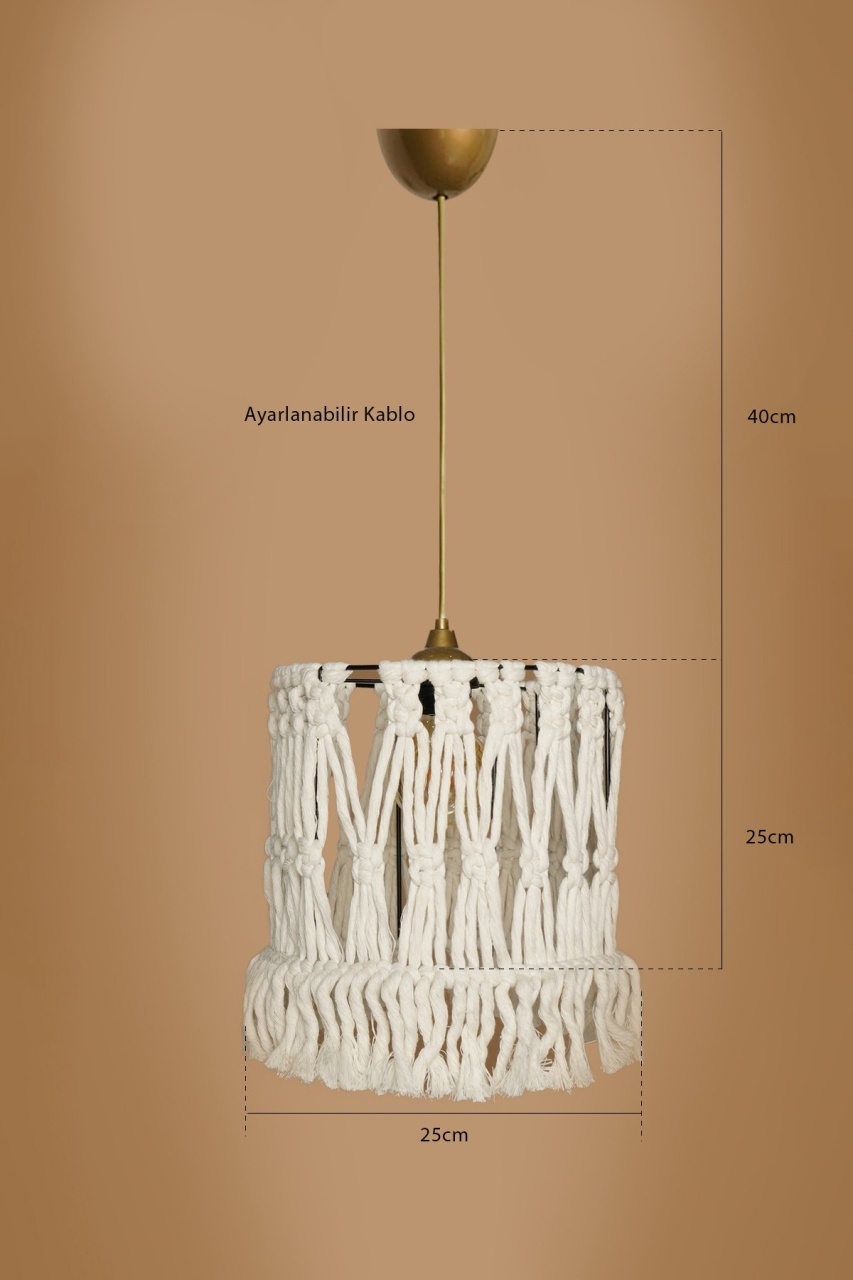 Lustra YL556 Crem 25x25x65 cm