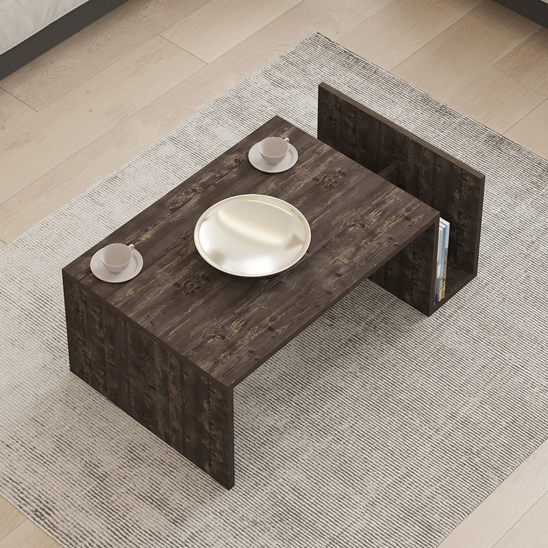 Masa de cafea Pako, Pako World, Nuc inchis, 86x50x32 cm - 2 | YEO