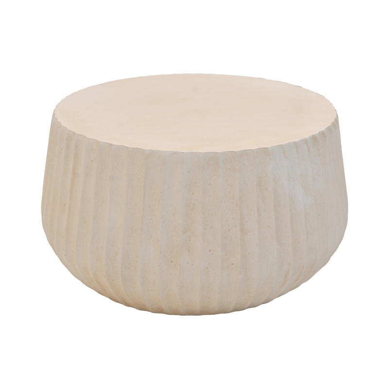 Masuta de cafea, Rongo, Pako, Crem 80x80x41 cm - 2