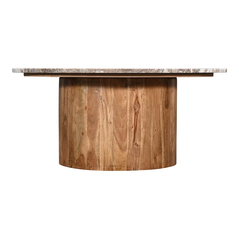 Masuta de cafea Sergy boho Maro 90x90x40 cm - 2 | YEO