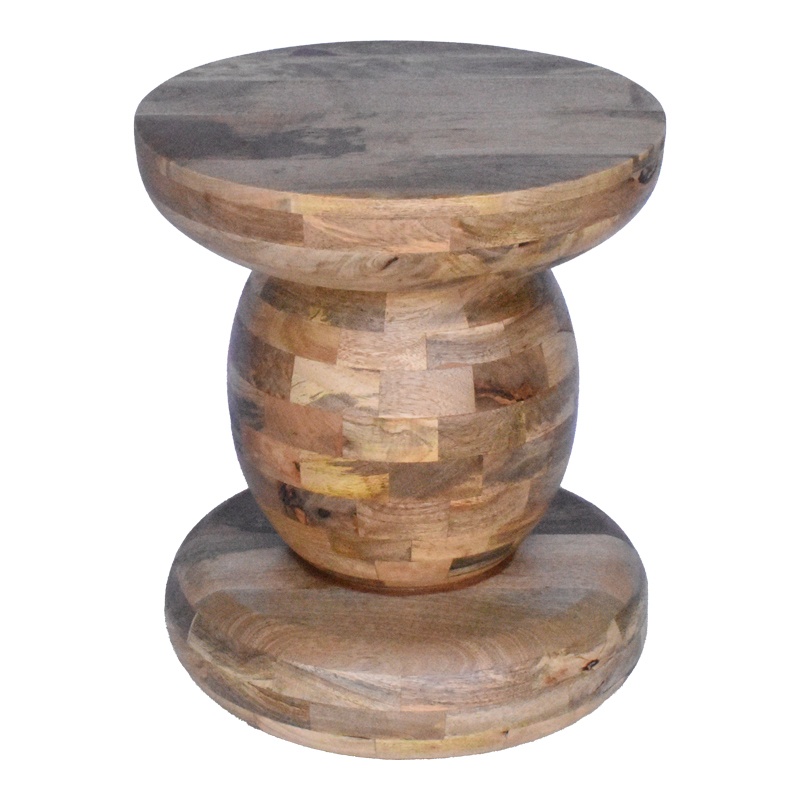 Masuta laterala, Zanze, Pako, Nuc 40x40x50 cm - 2