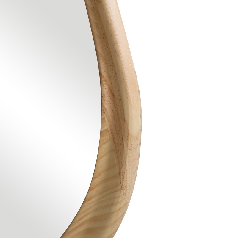 Oglinda ovala Baloa, Pako World, Natural, 44x4x80 cm