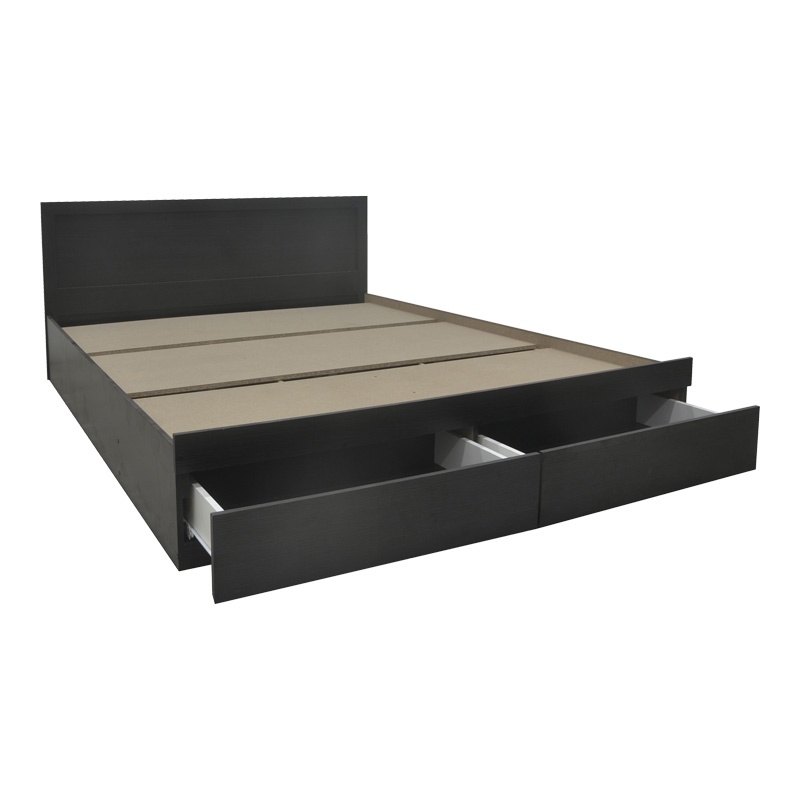 Pat cu sertar depozitare Olympus Wenge 155x205x80 cm - 3 | YEO