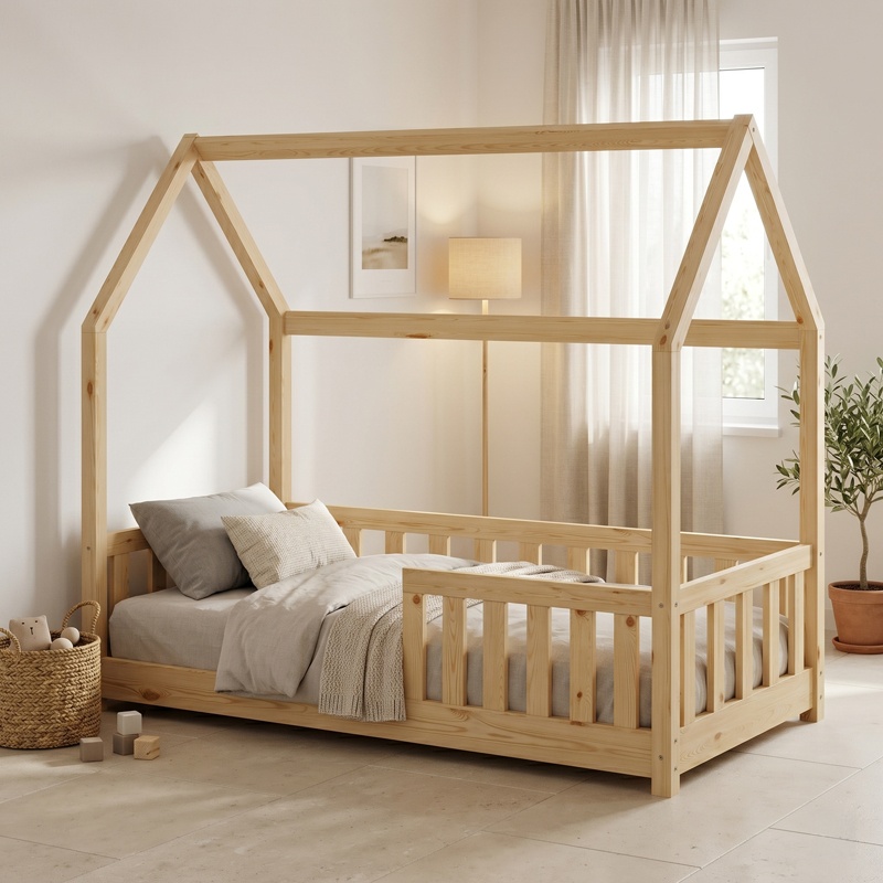 Pat montessori, Bambie, Pako, Natural 77x145x136 cm - 2