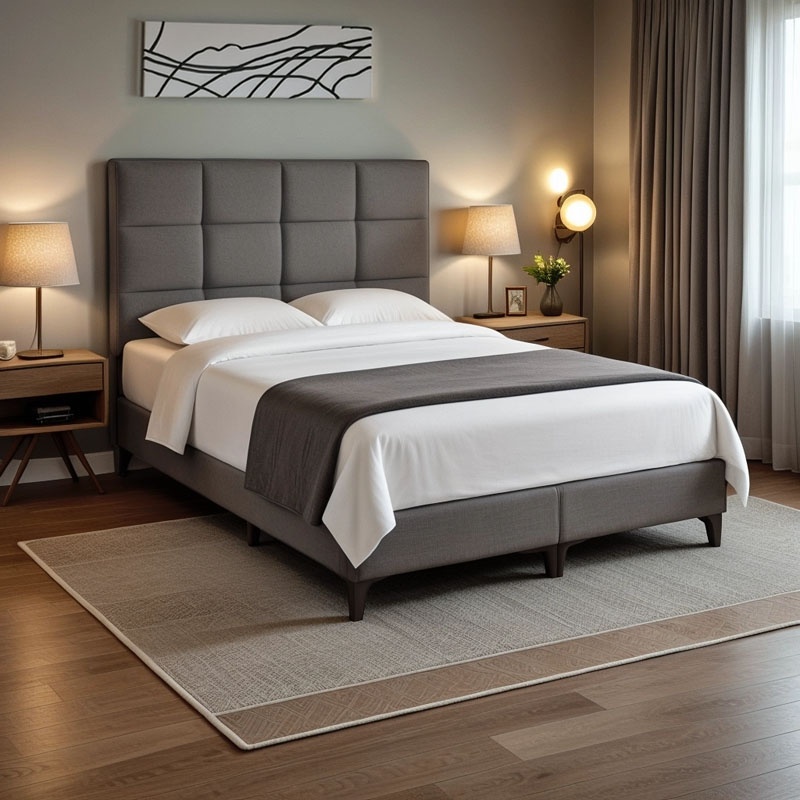 Pat textil Melei, Pako World, Antracit, 160x200 cm - 1 | YEO