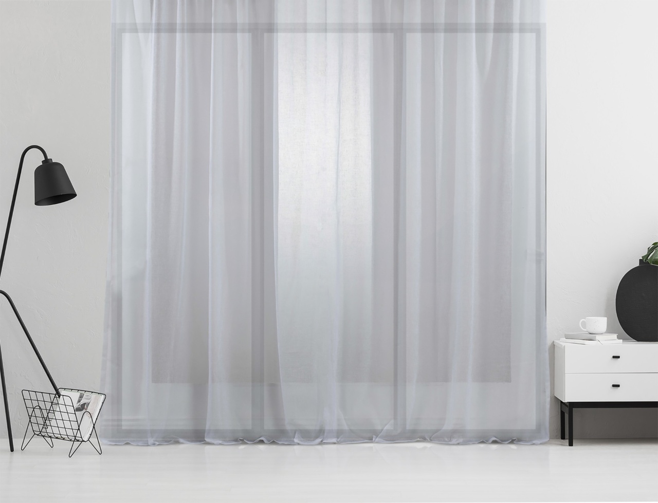 Perdea AS-10305 Alb 140x245 cm - 1 | YEO