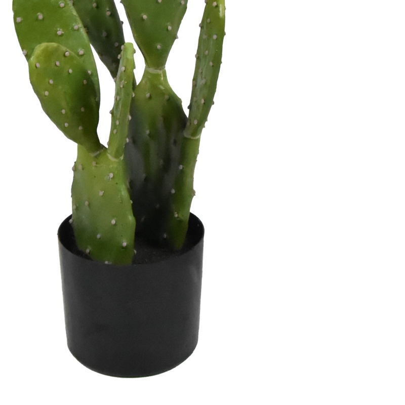 Planta decorativa Cactus in ghiveci verde plastic PP H64 cm - 2 | YEO