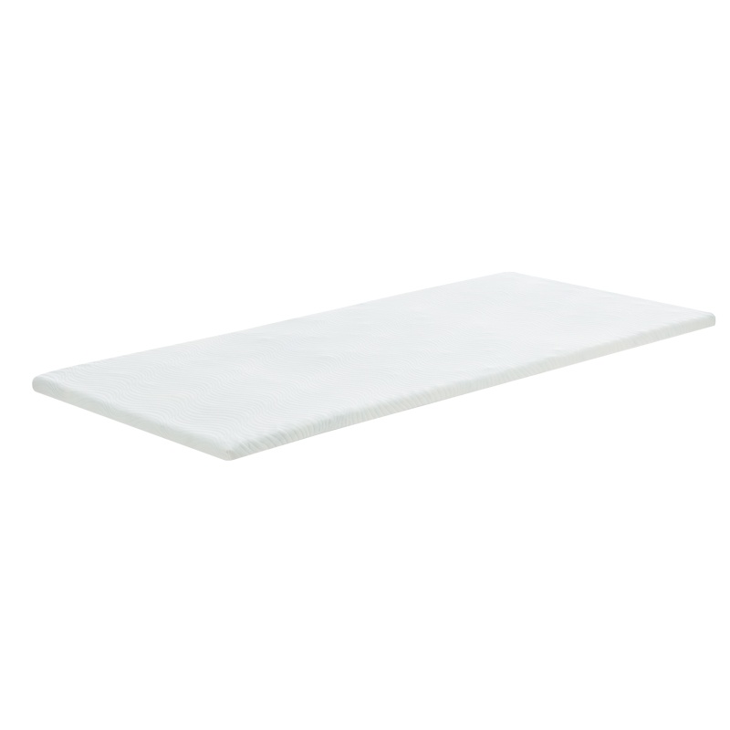 Saltea topper Casmeriane spuma cu memorie tesatura alba 120x200x5 cm